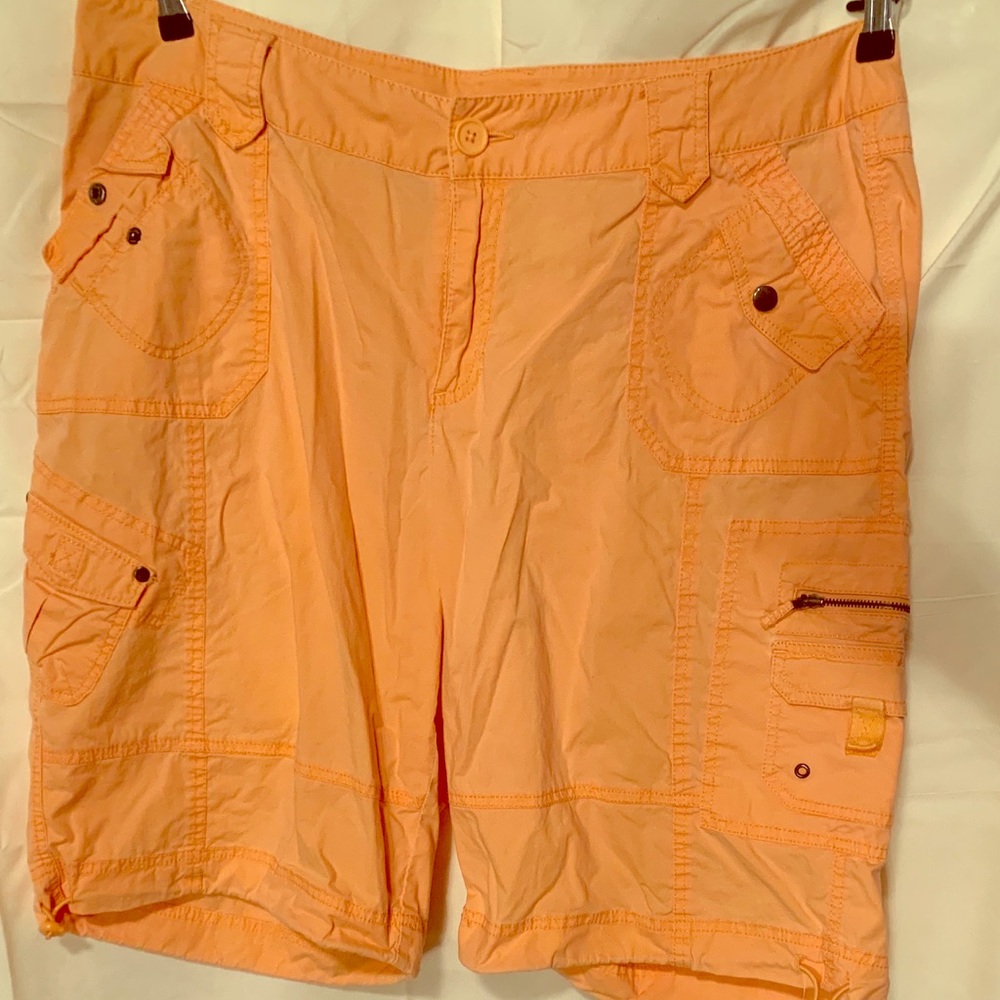 Women’s cargo,  peach shorts